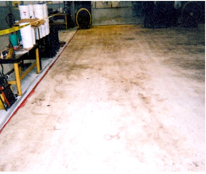 V&H Auto concrete floor refinishing