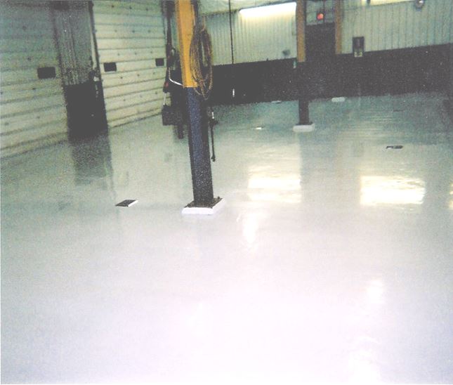 V&H Auto concrete floor refinishing